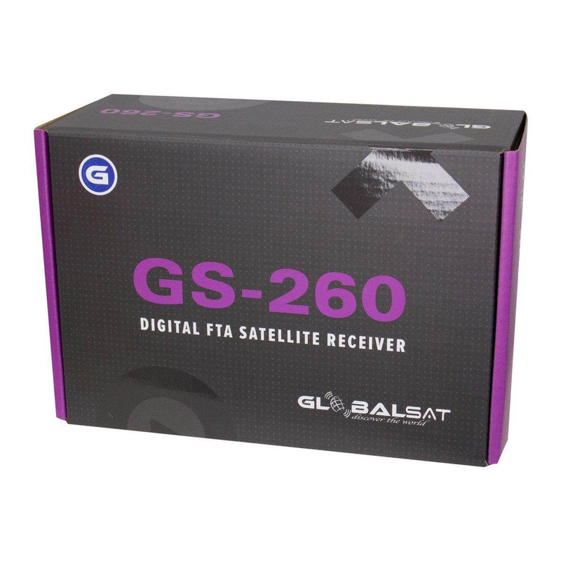 Receptor Globalsat GS-260 Full HD Wi-Fi ACM - Vai Veloz Comércio